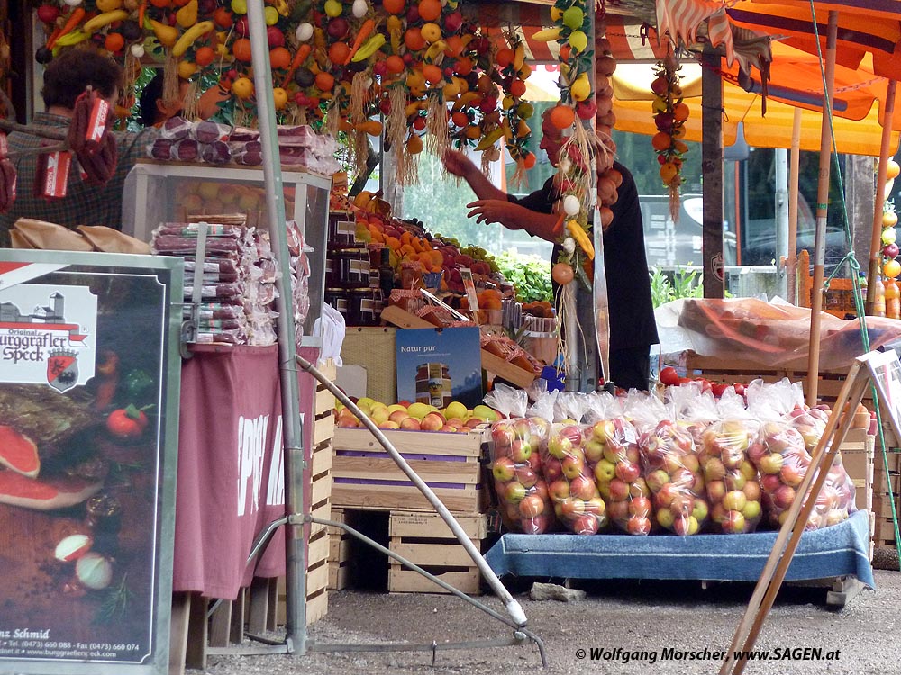 Äpfel und Speck an der Töll