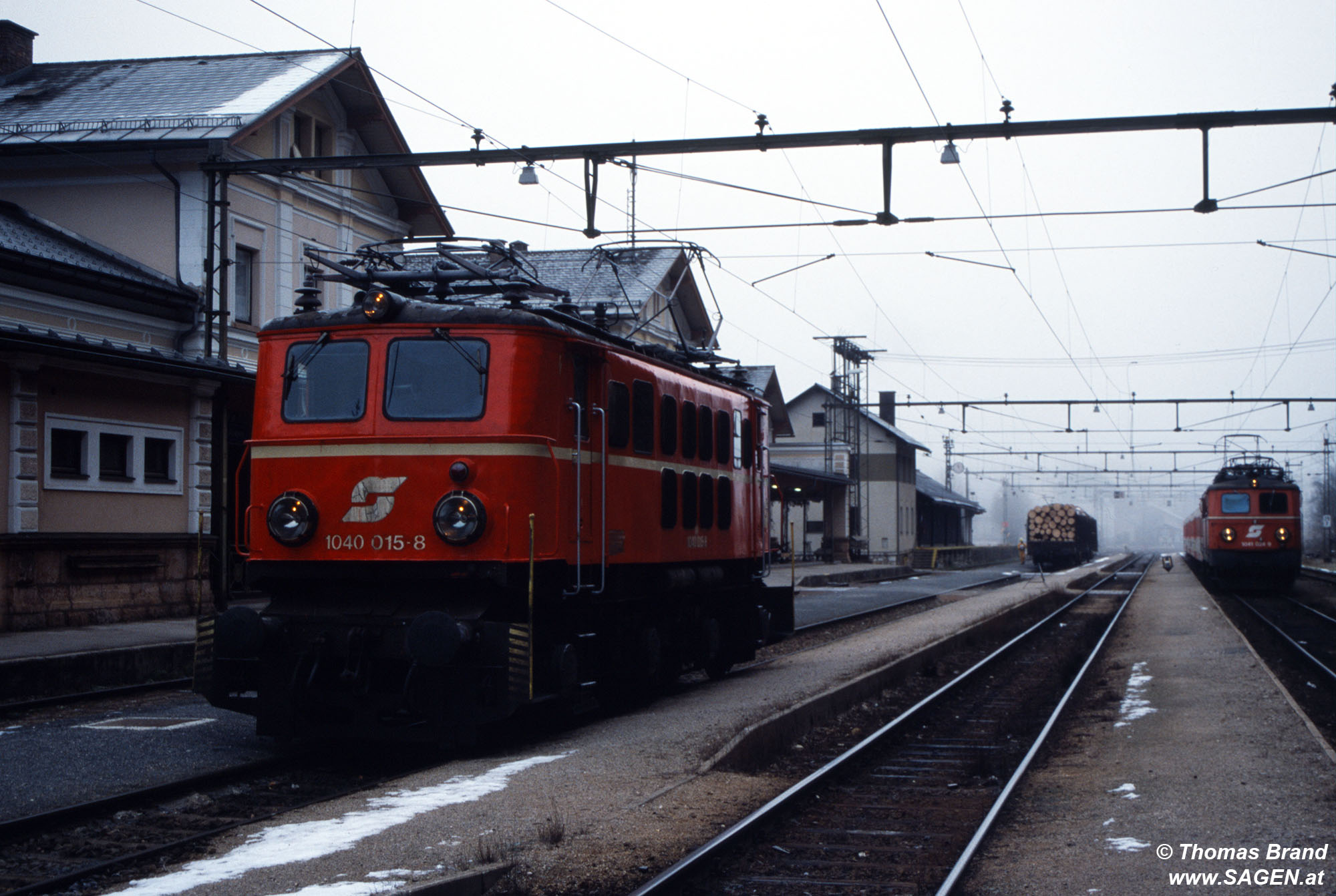 ÖBB Lokomotive 1040.015 in Bad Aussee