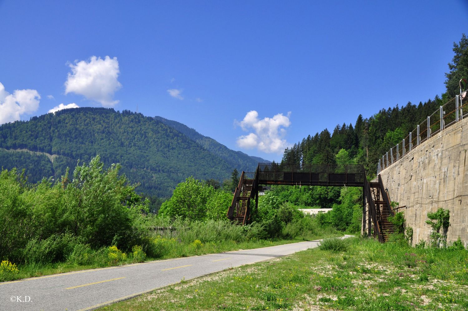 Überreste der Bahnstation Tarvisio Centrale