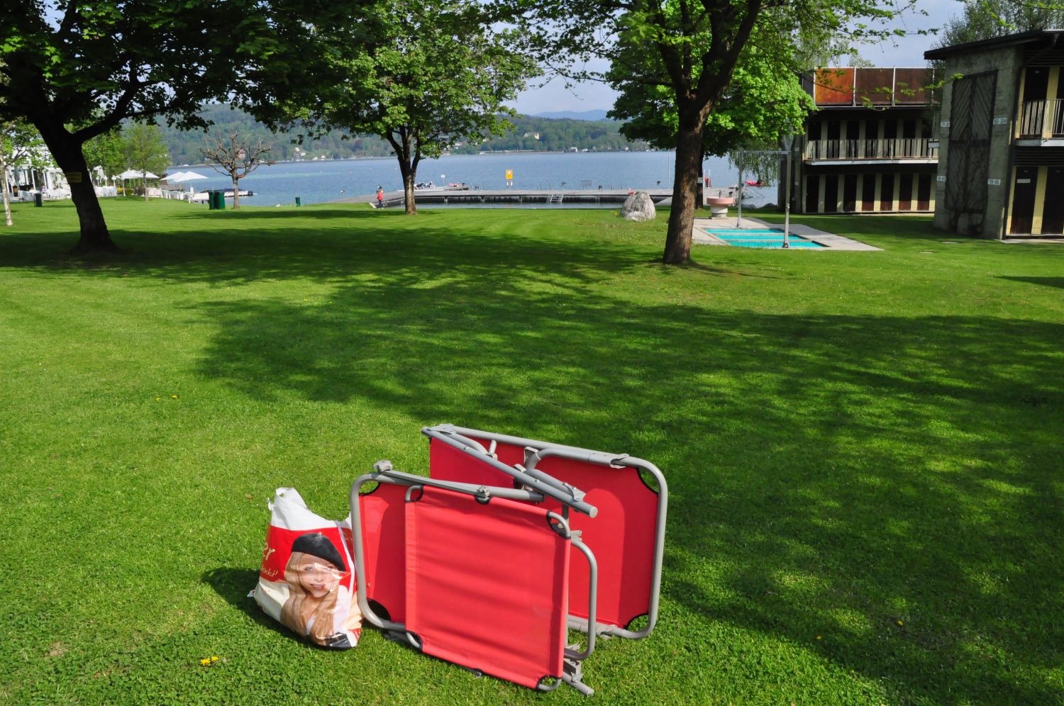 1.Badetag im Strandbad Maiernigg am Wörthersee