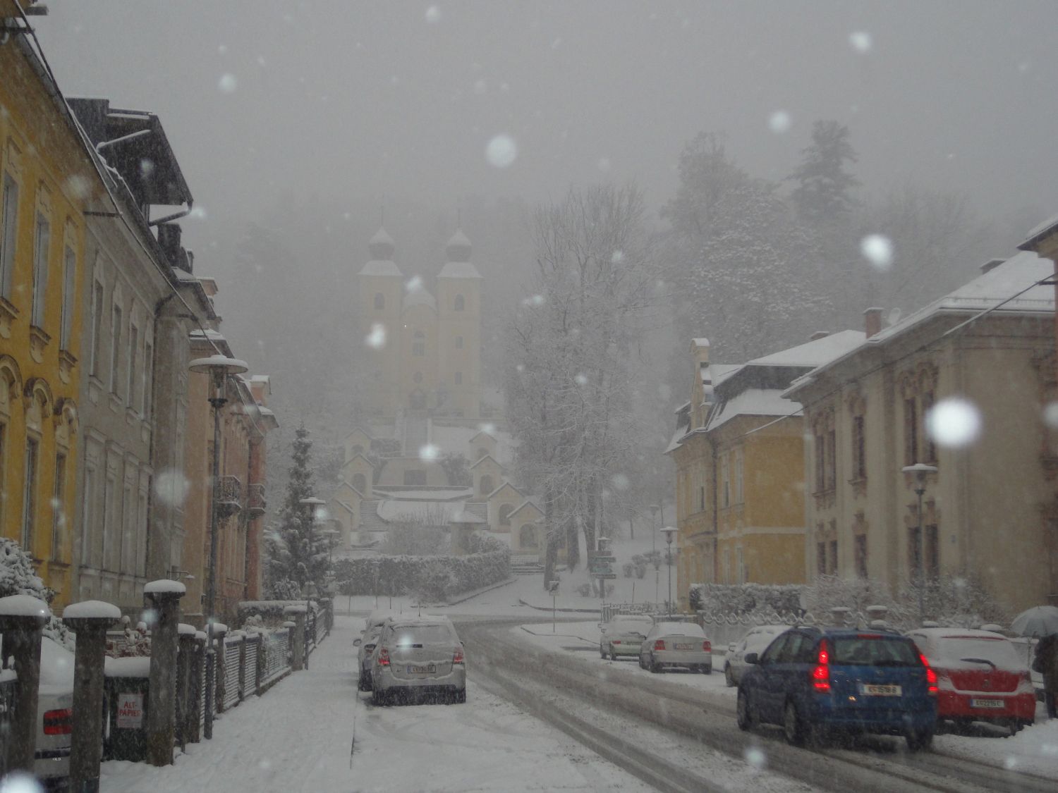 1.Schnee in Kärnten am 26.11.2010