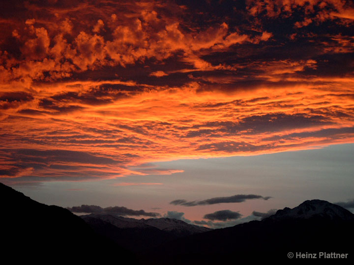 Abendstimmung über dem Inntal