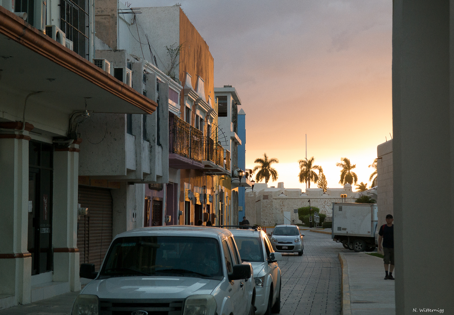 Abendstimmung in Campeche