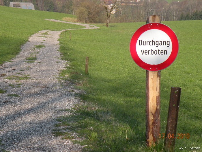 abkürzung verboten