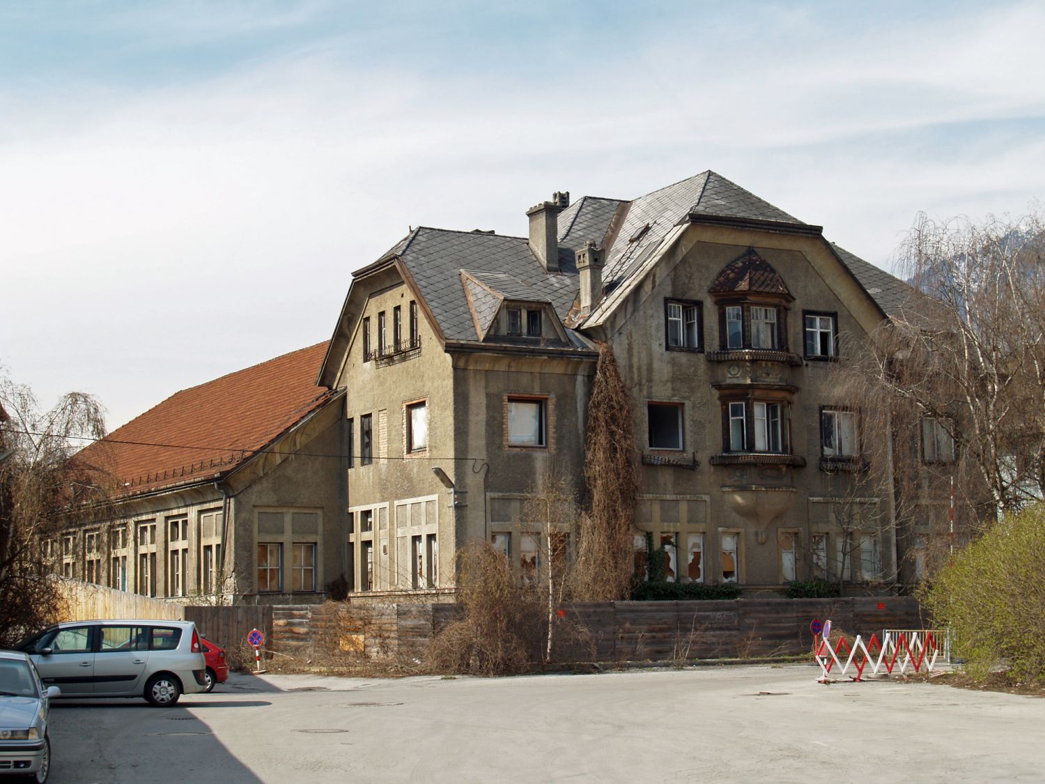 Abriss der Karwendelbahn Remise