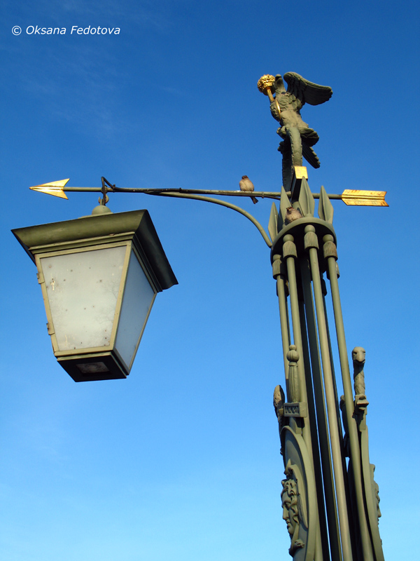 Adler - Schmuck einer Brücke in Sankt-Petersburg