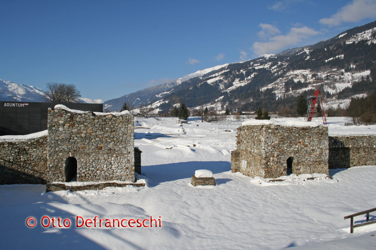 Aguntum bei Schnee