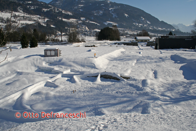 Aguntum bei Schnee