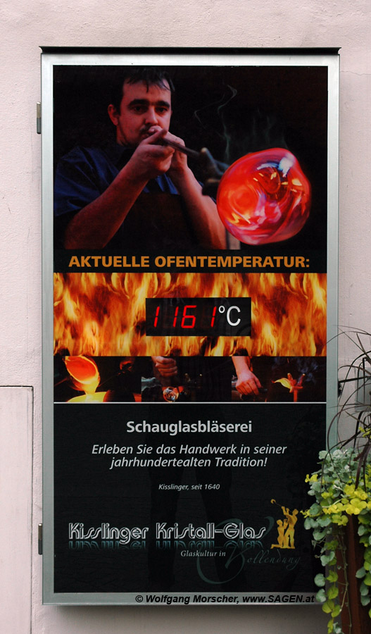 Aktuelle Ofentemperatur