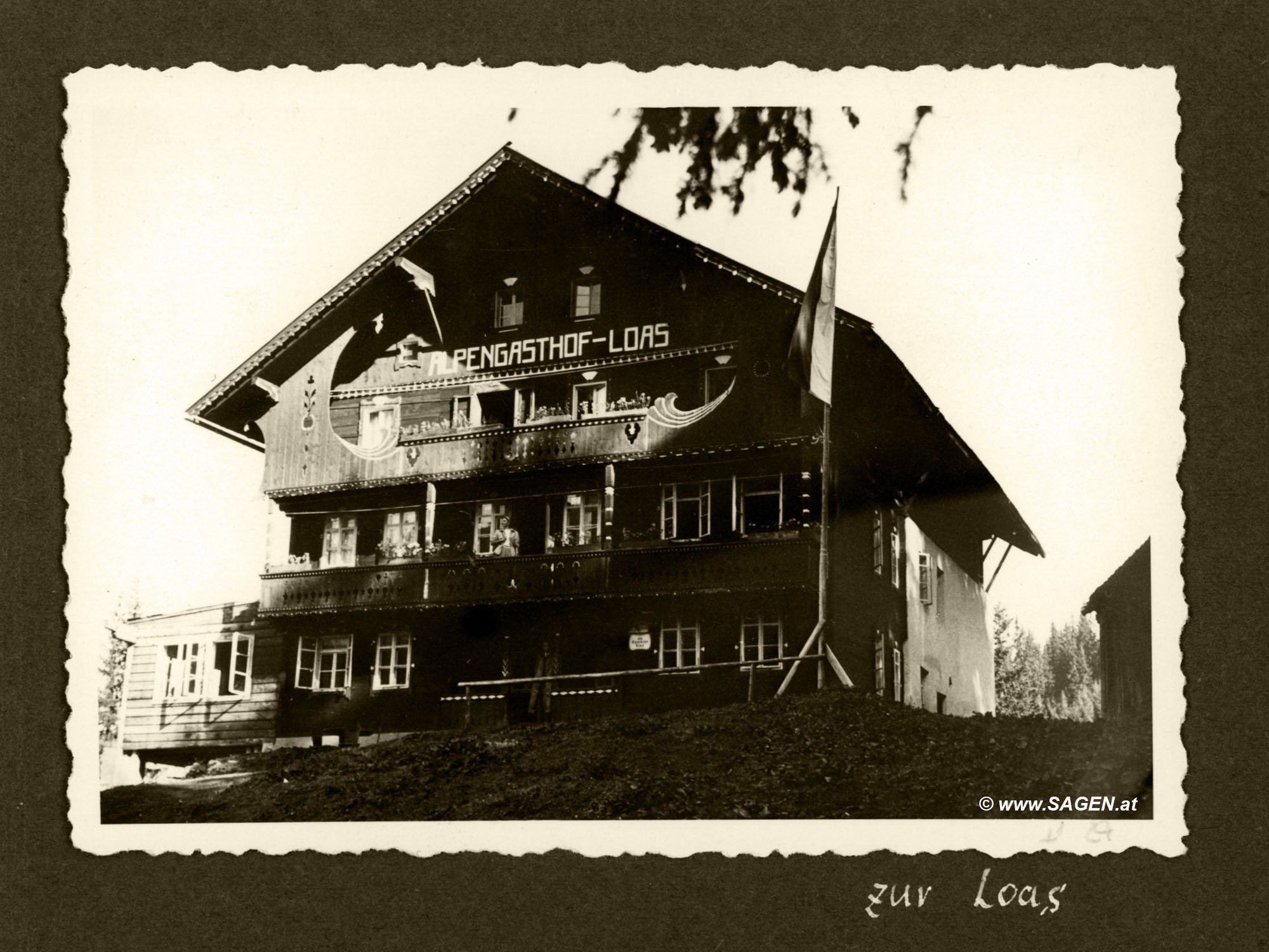 Alpengasthof Loas, August 1953