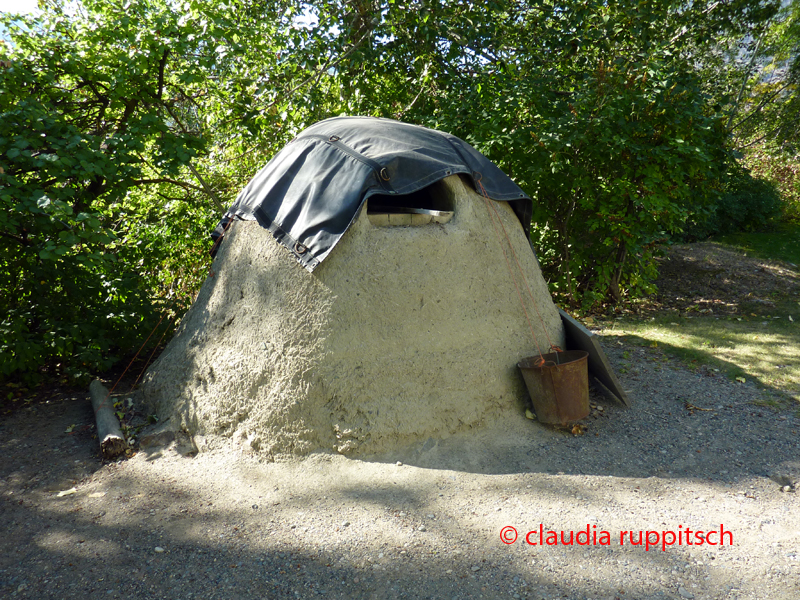 Alter Backofen bei der Grist Mill im Similkameen Valley, Kanada