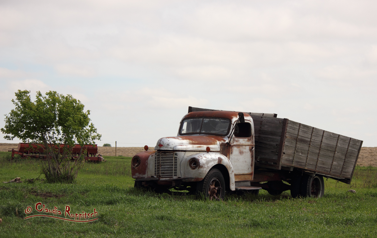 Alter Grain Truck in Saskatchewan, Kanada