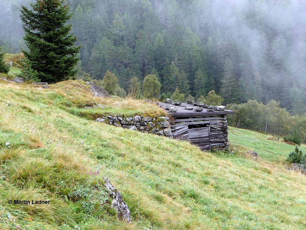 Alter Lawinenschutz im Ötztal