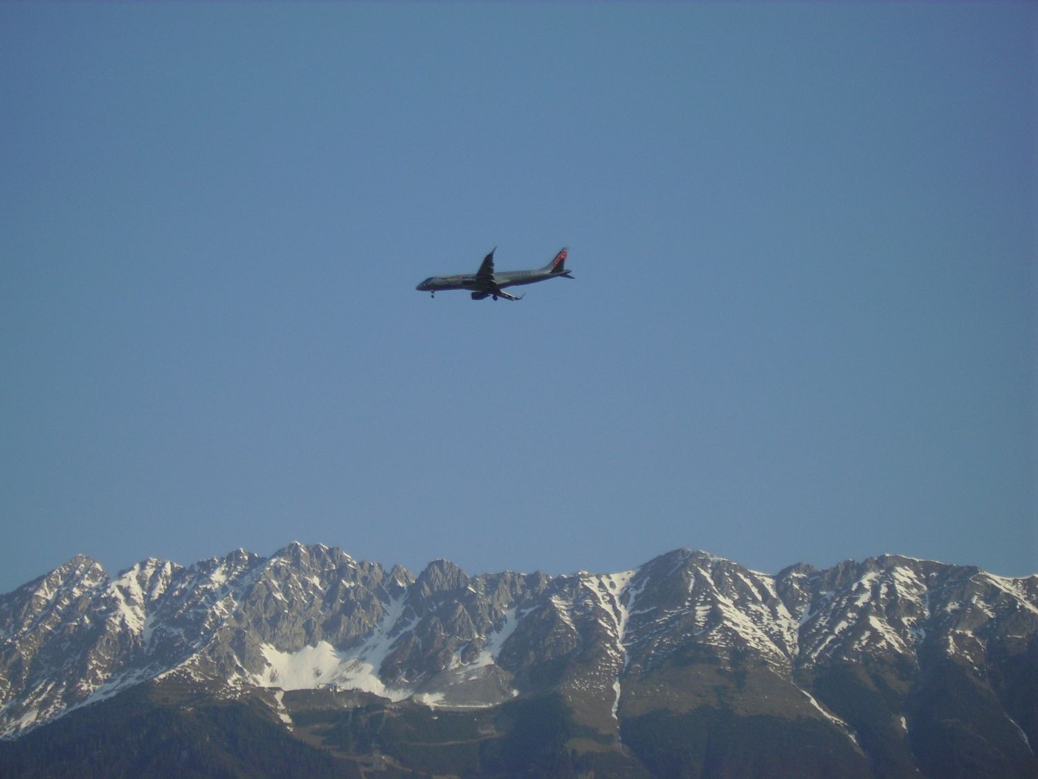 Anflug Innsbruck