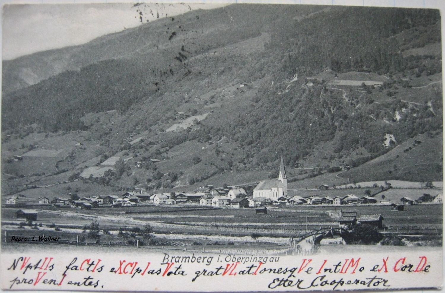 Ansichtskarte Bramberg am Wildkogel ca 1900