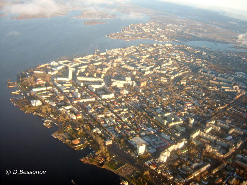 Archangelsk von oben (Luftbild)