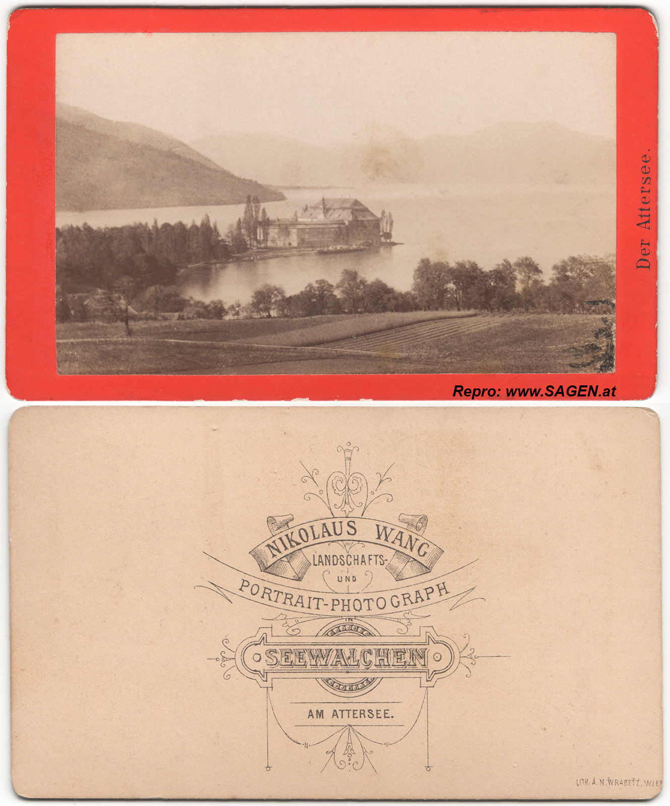 Attersee Schloss Kammer um 1890