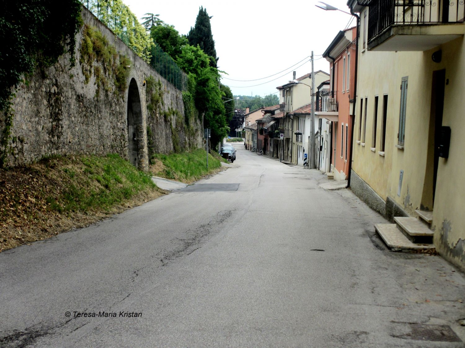 Auf dem Weg zur Villa Rotonda