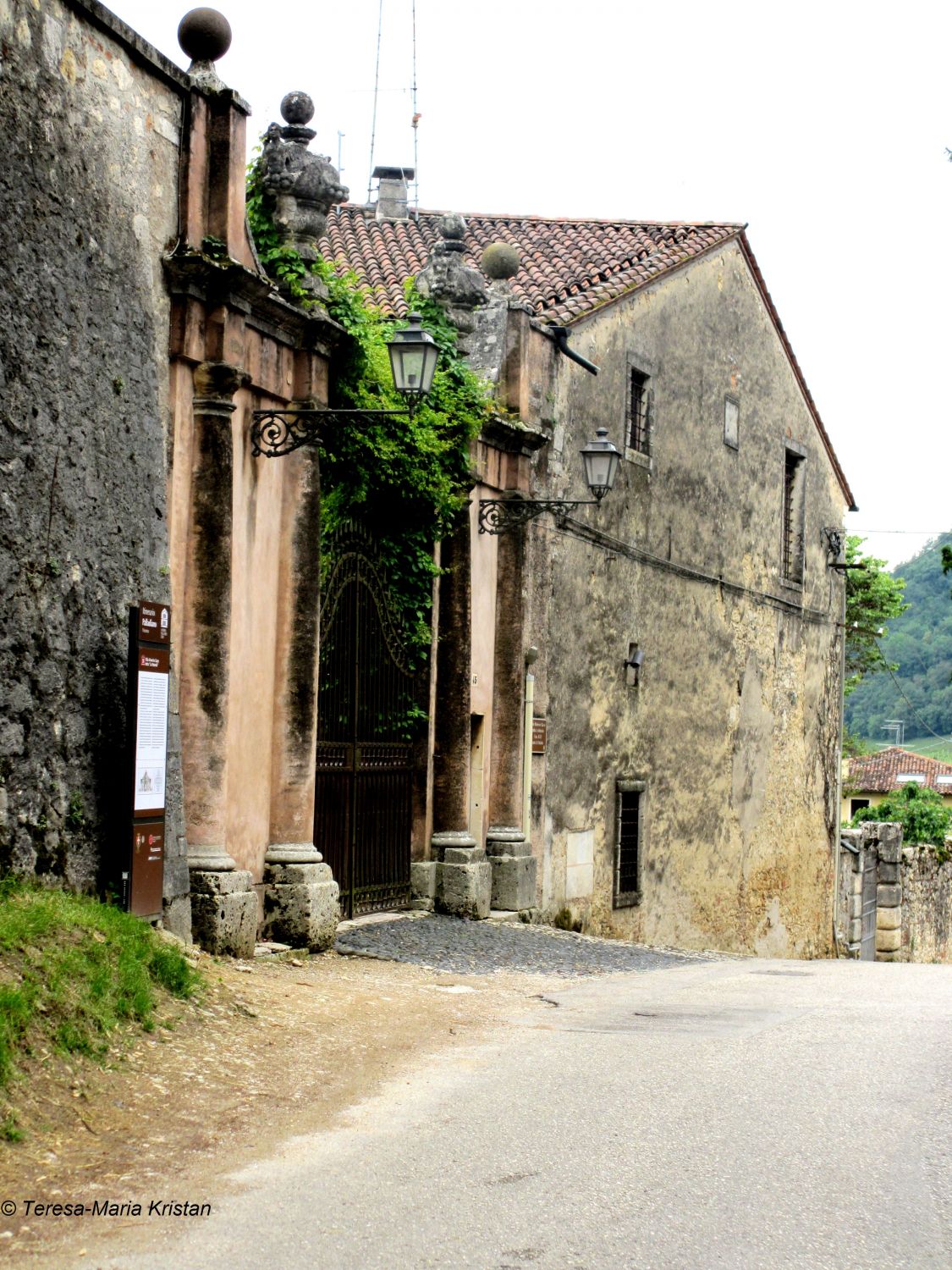 Auf dem Weg zur Villa Rotonda