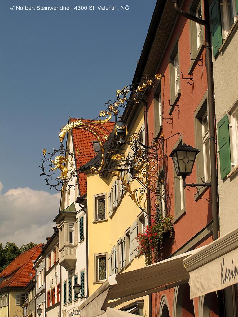 Ausleger (Nasenschild) in Wangen