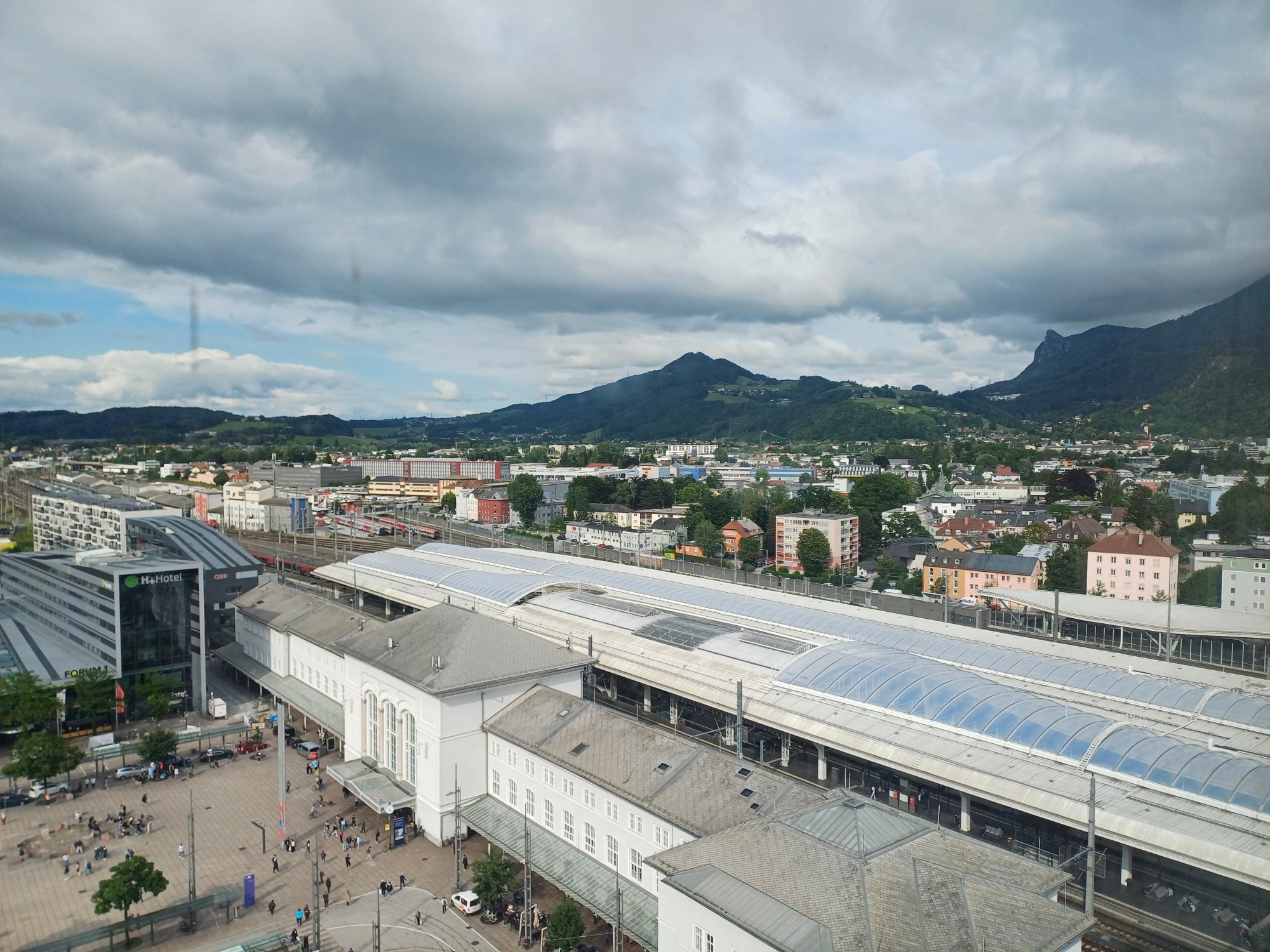 Aussicht auf Salzburg Juni 2024