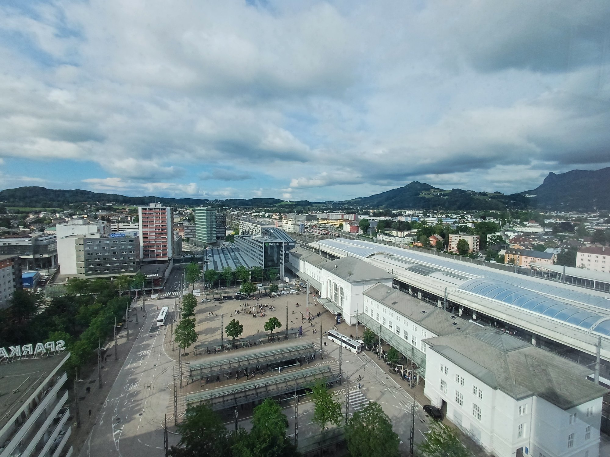 Aussicht auf Salzburg Juni 2024