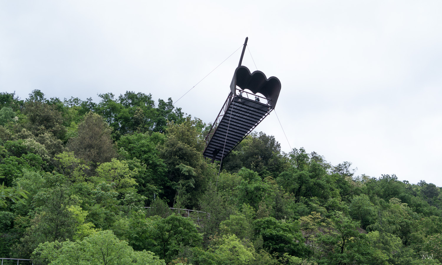 Aussichtsplattform über dem Botanischen Garten