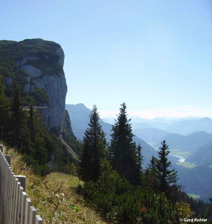 Aussichtsplattform Steinplatte Waidring