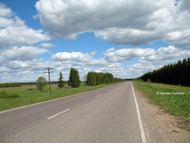 Autostrasse Kargopol-Archangelsk