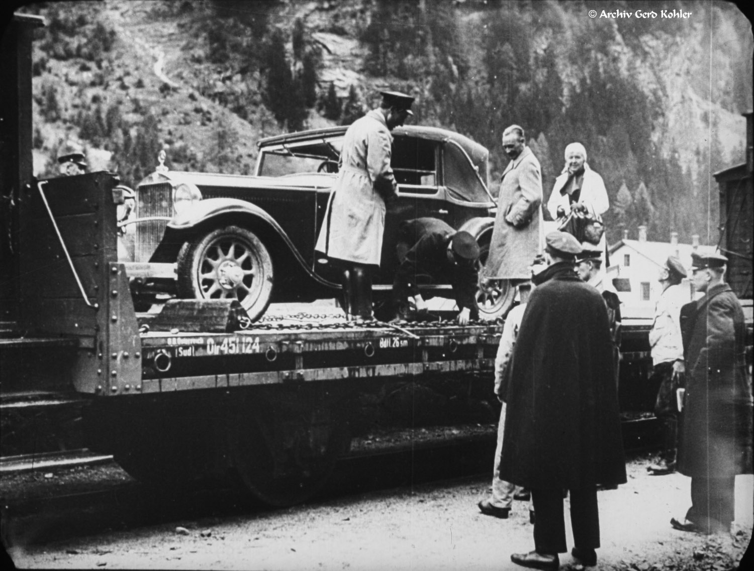 Autoverladung 1935