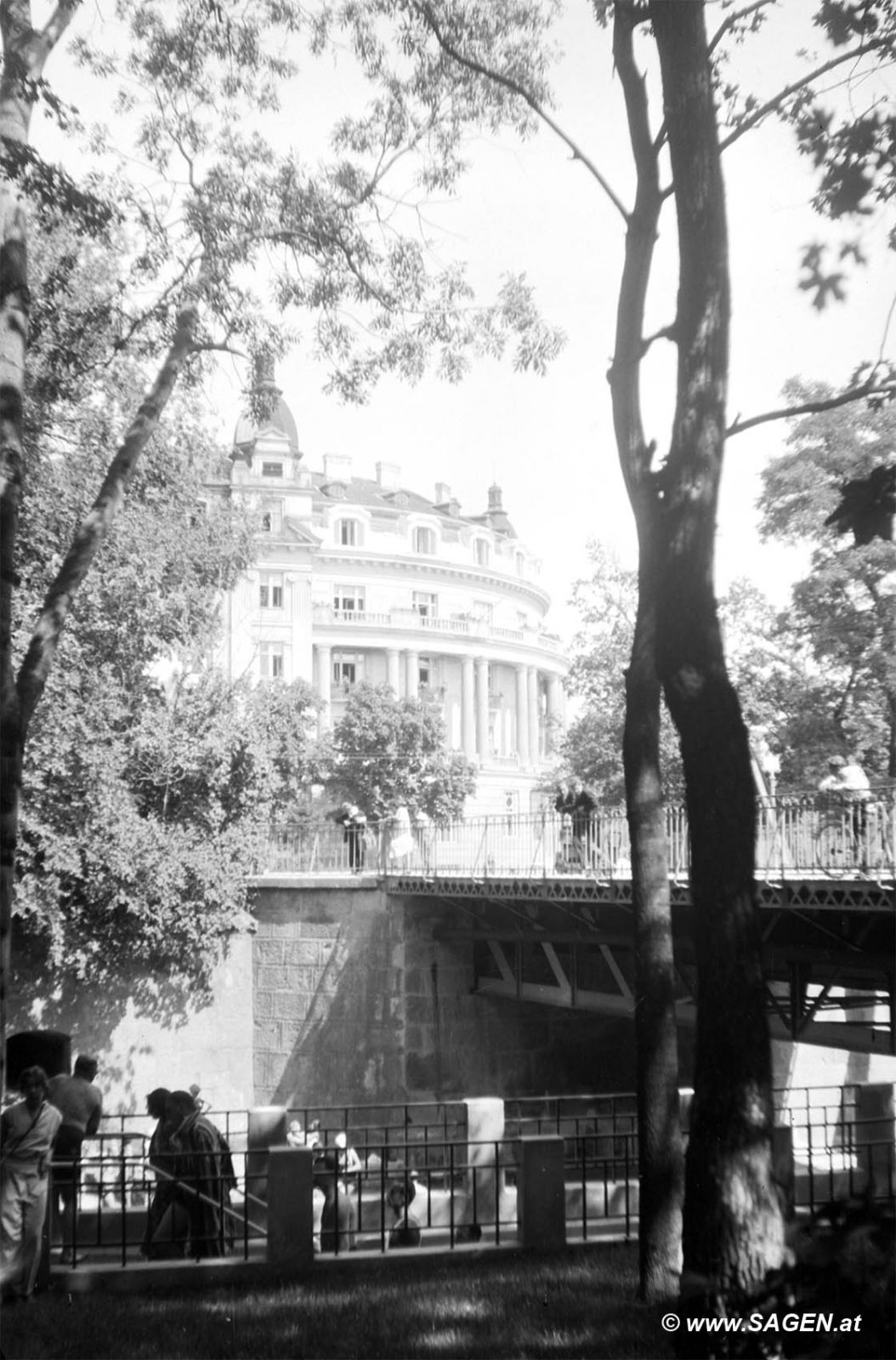 Baden bei Wien, Hildegardbrücke um 1930