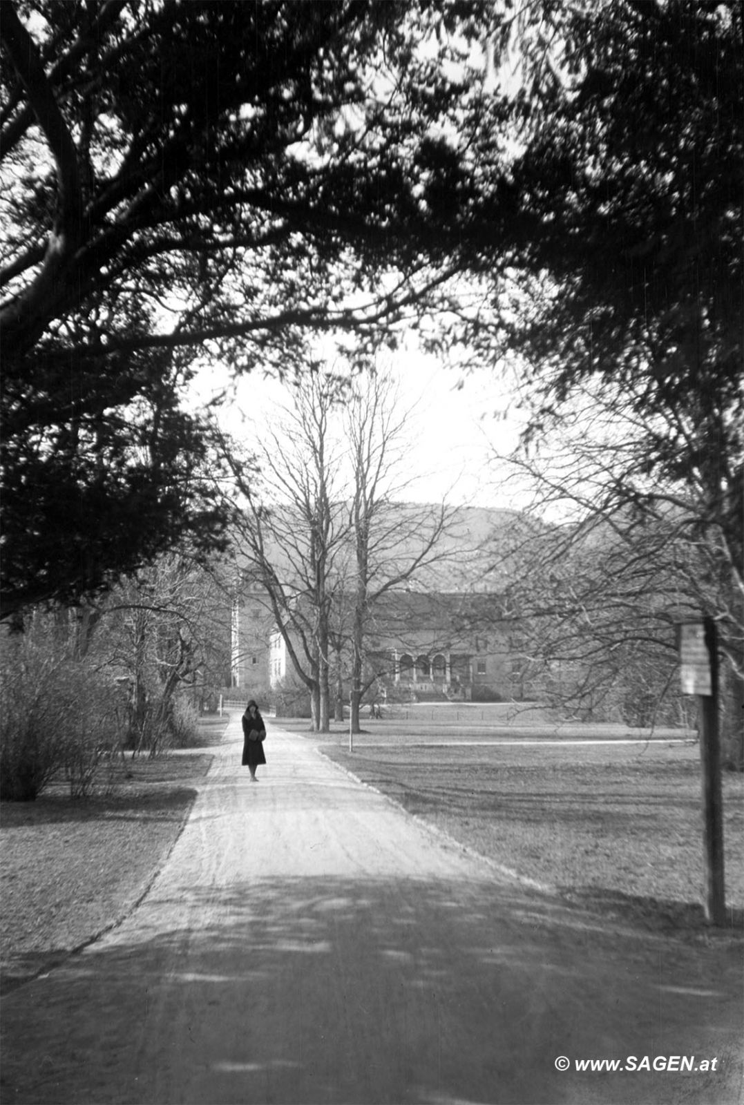 Baden bei Wien, Park um 1930