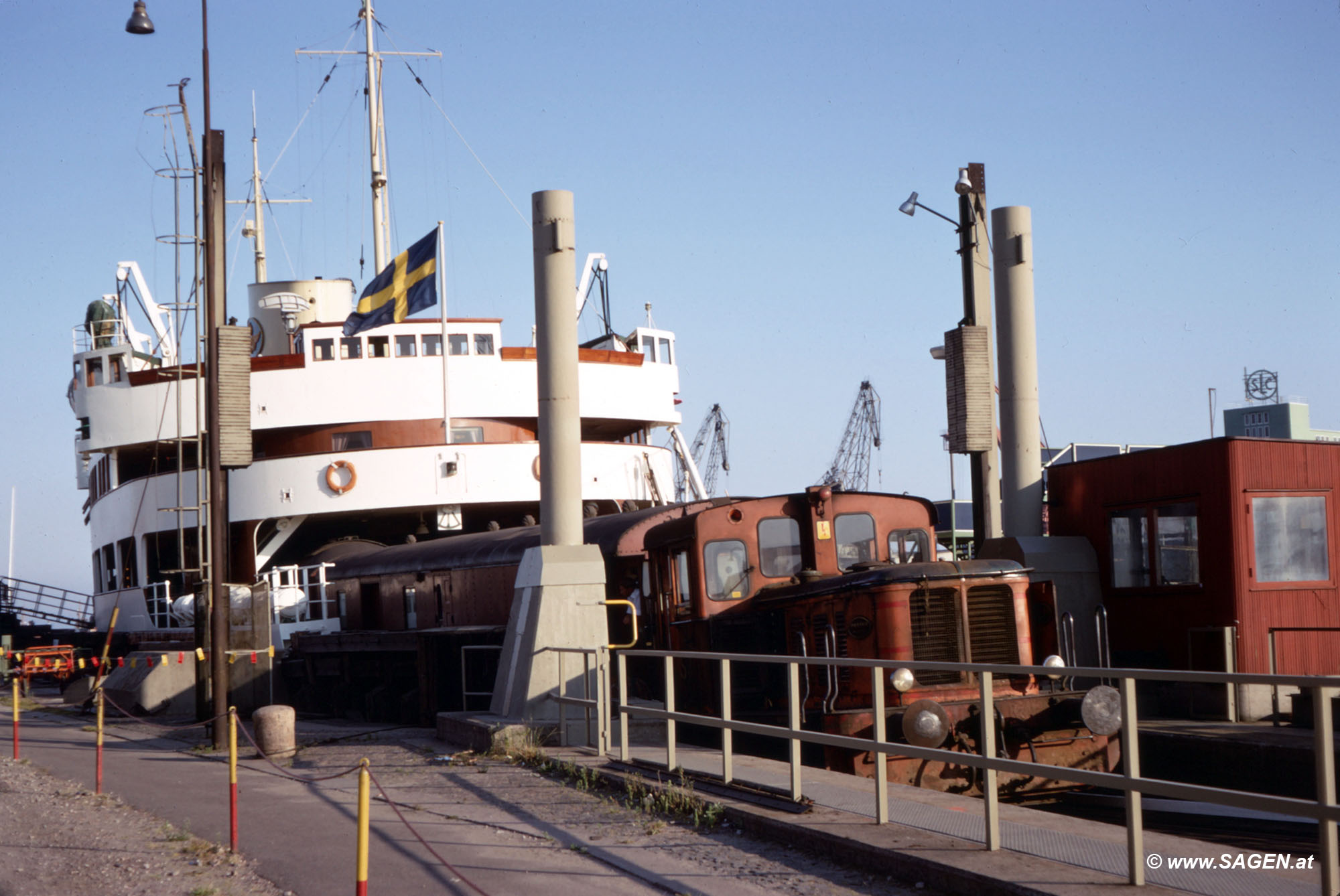 Bahnfähre in Helsingborg - Schweden