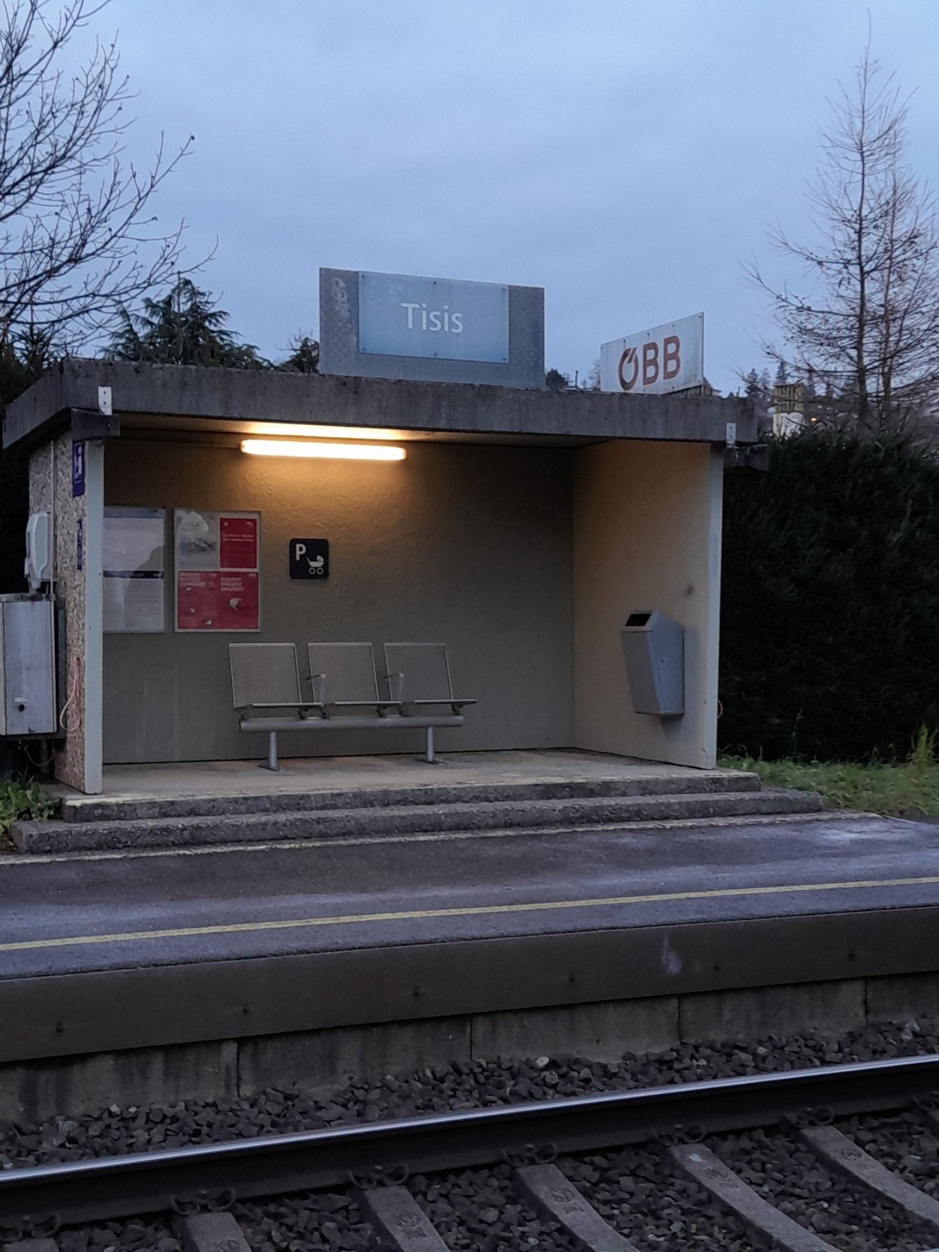 Bahnhaltestelle Tisis in Feldkirch