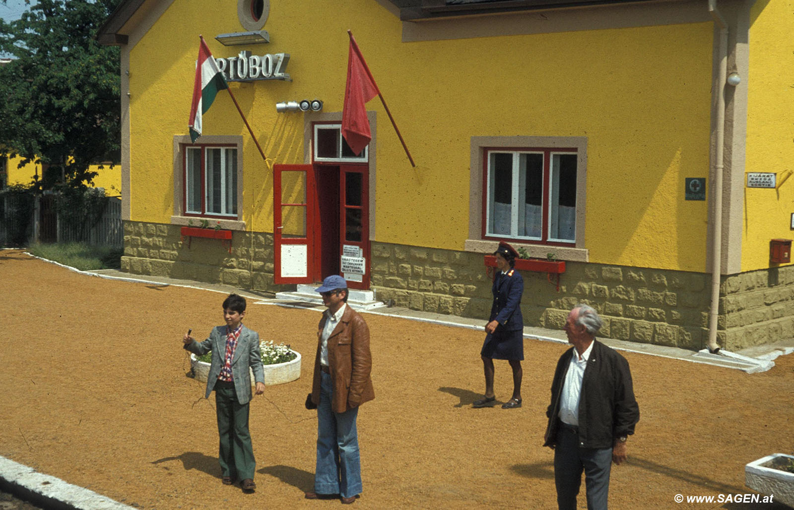 Bahnhof Fertöboz der Raaber Bahn um 1970