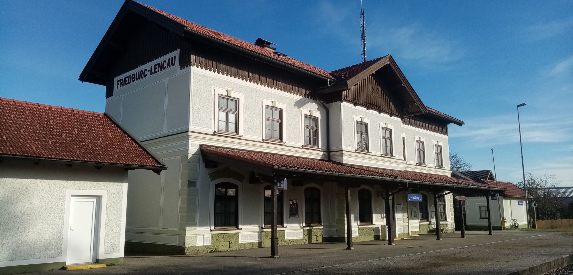 Bahnhof Friedburg, Mattigtalbahn