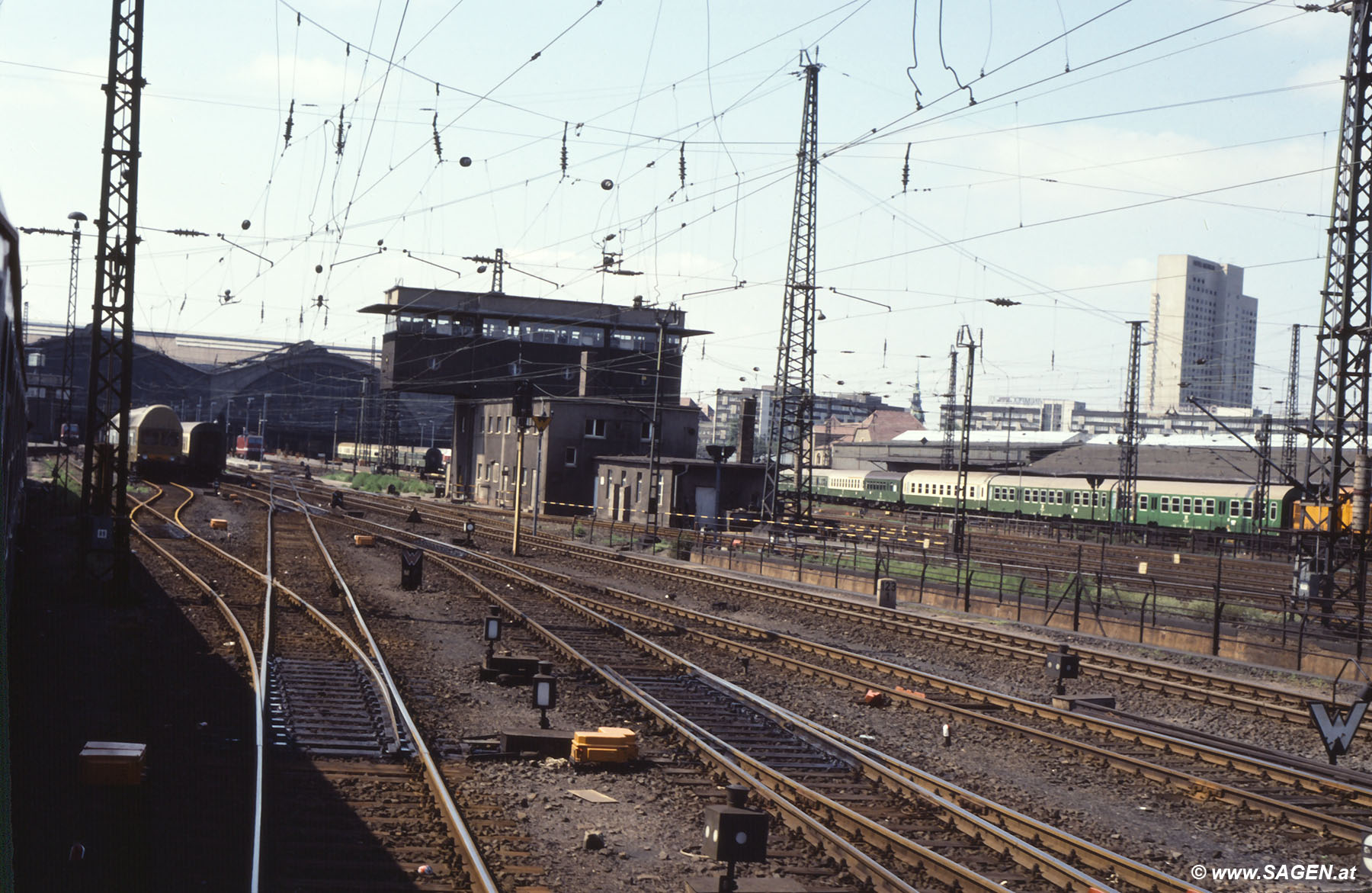 Bahnhof Leipzig der Deutschen Reichsbahn.