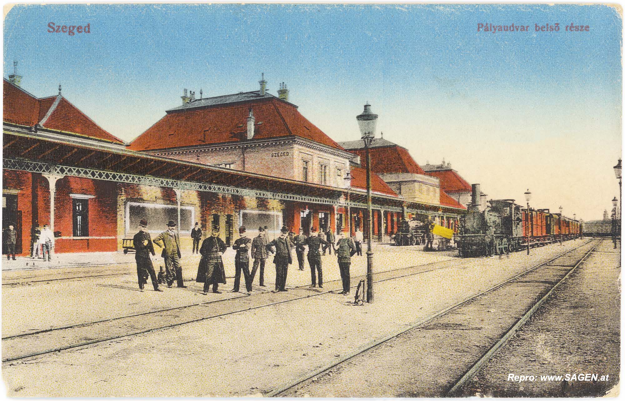 Bahnhof Szeged 1916