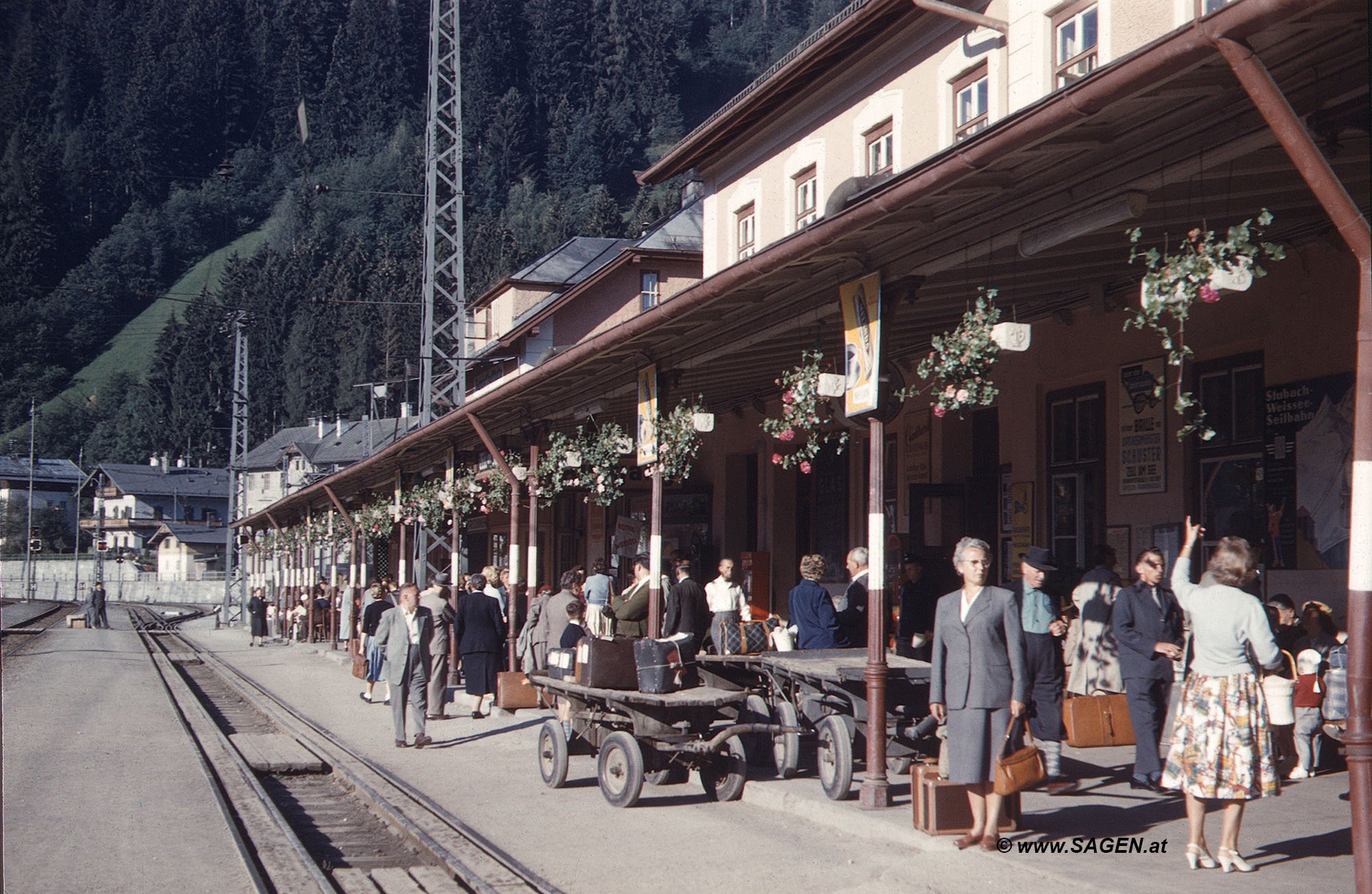 Bahnhof Zell am See um 1970