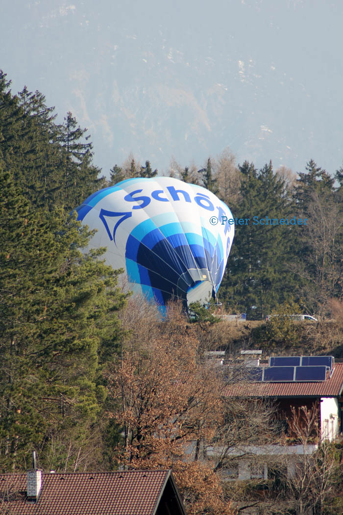 Ballon-Landung