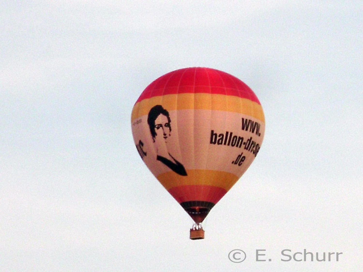 Ballonfahrt über Dresden