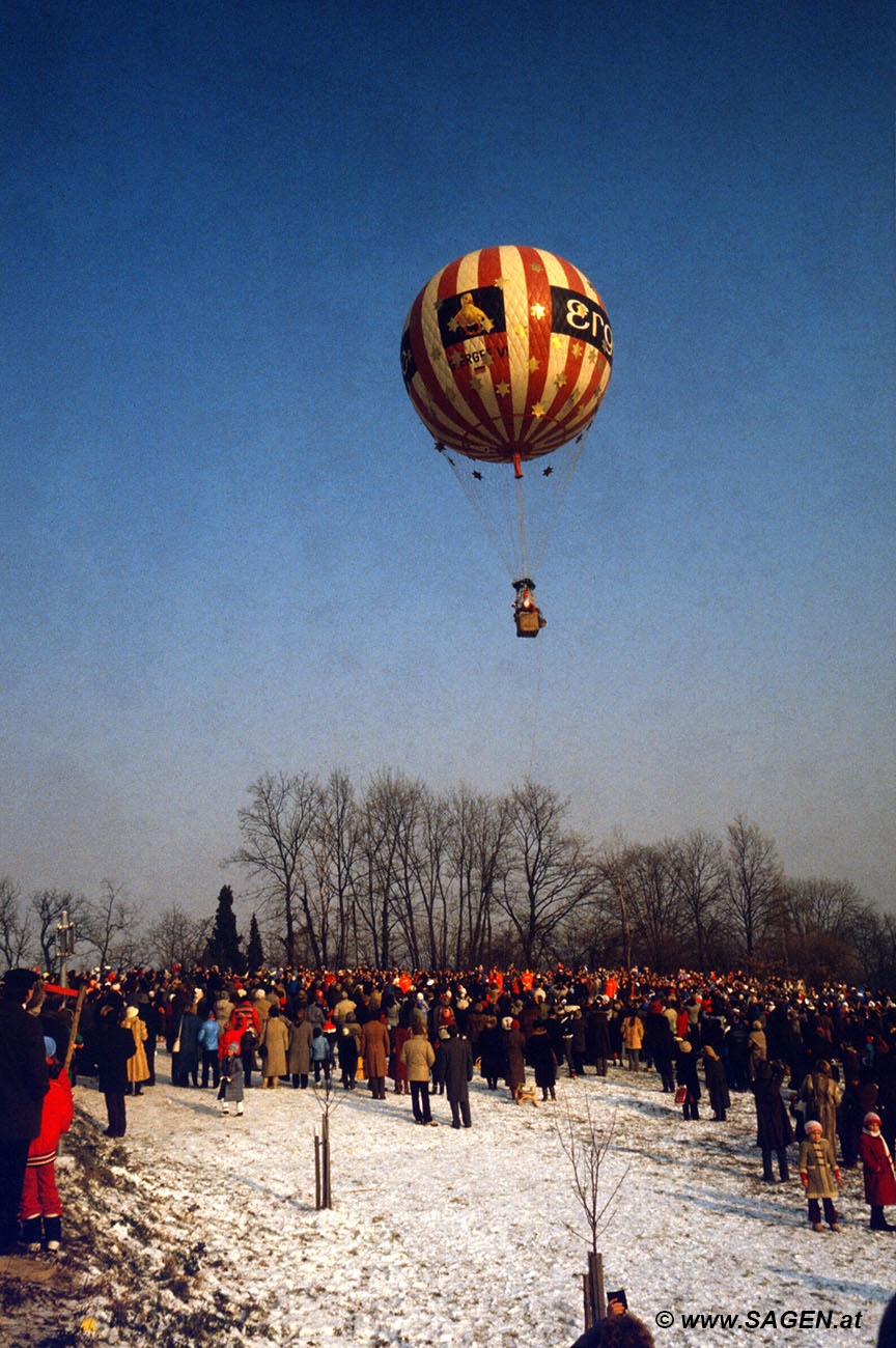 Ballonfahrt Steyr um 1970