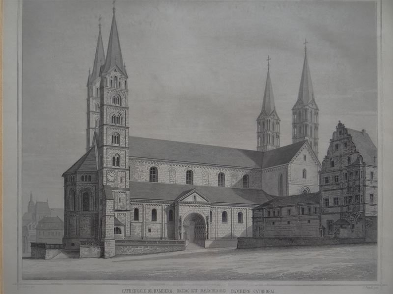 Bamberger Dom um 1850