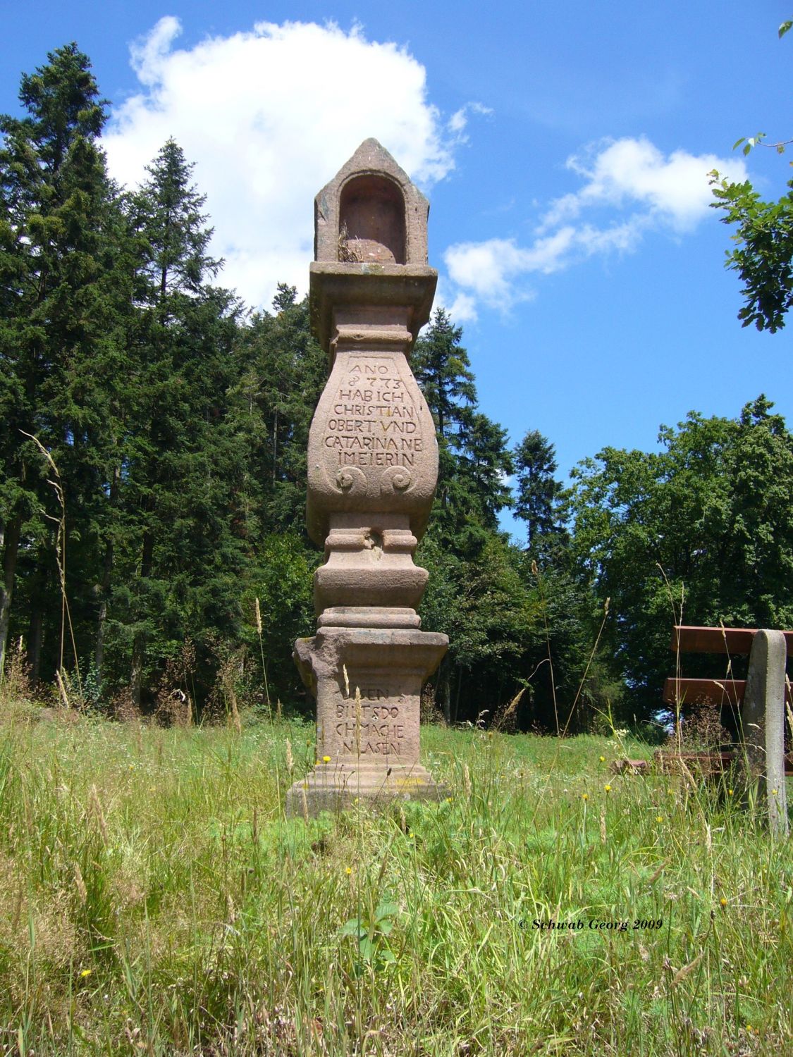 Barockbildstock an der Grenze zum Schuttertal