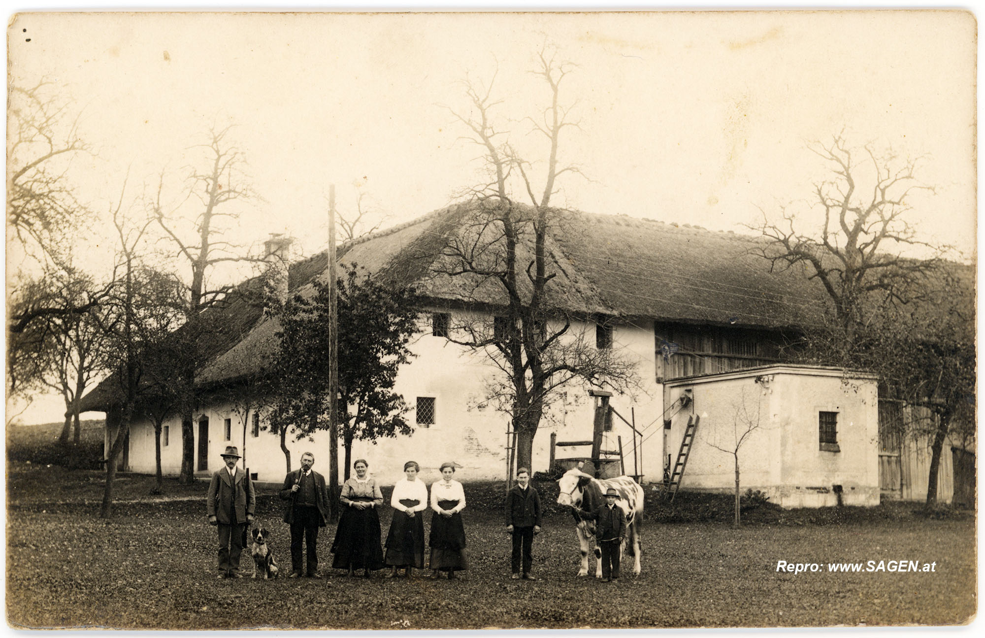 Bauernfamilie Porträt Oberösterreich