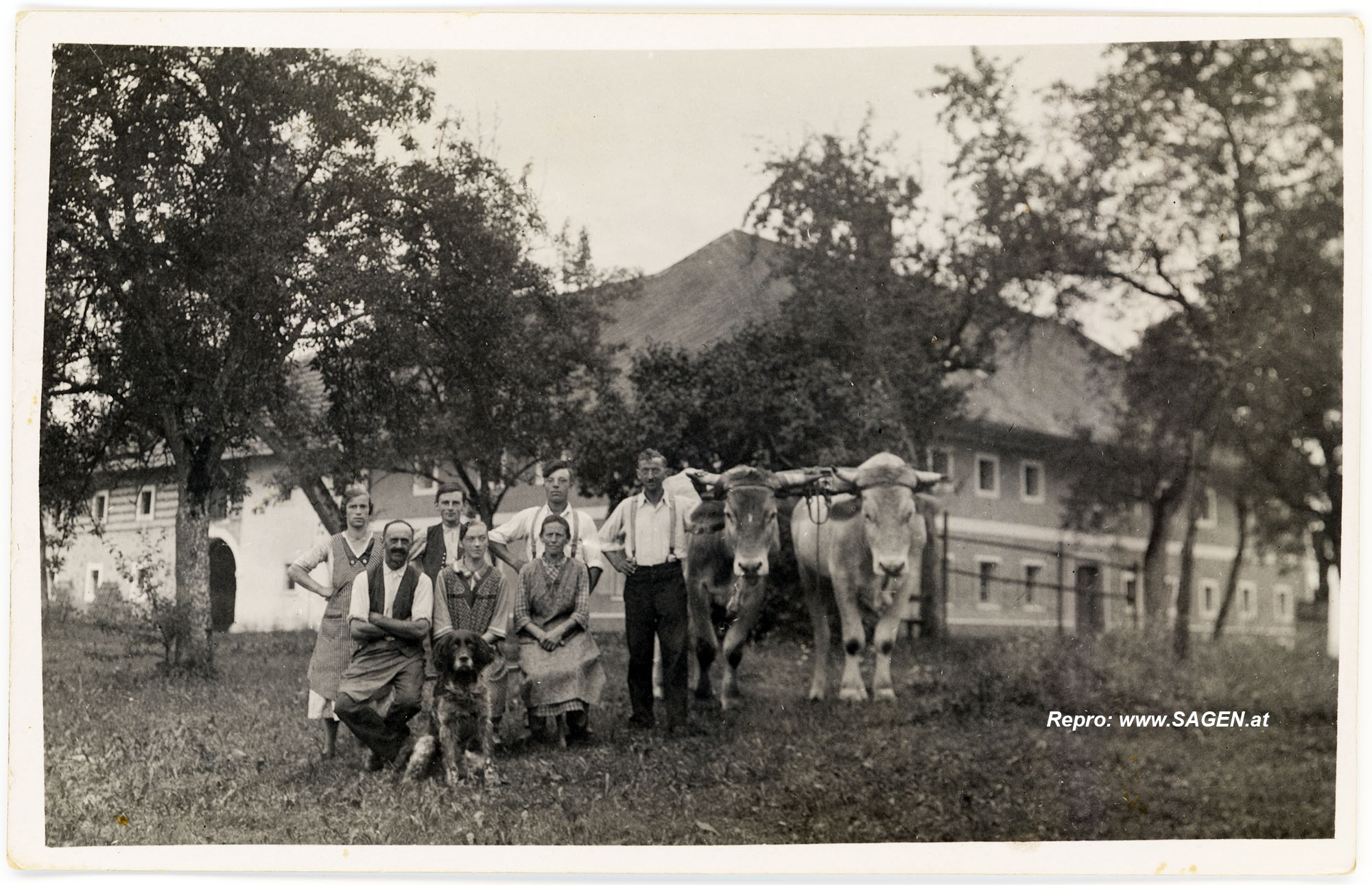 Bauernfamilie Porträt Oberösterreich