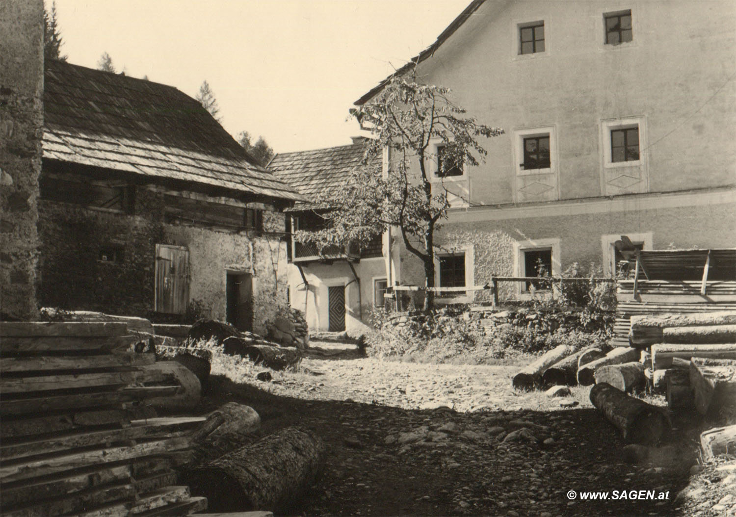Bauernhaus um 1950