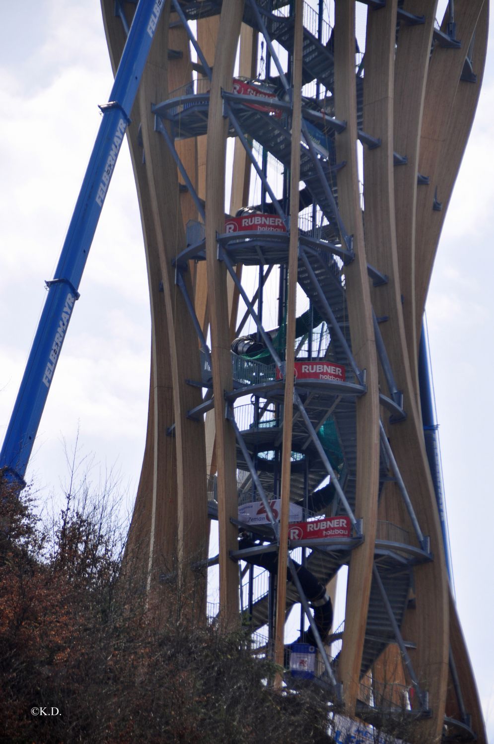 Baustelle auf dem Pyramidenkogel (Kärnten)