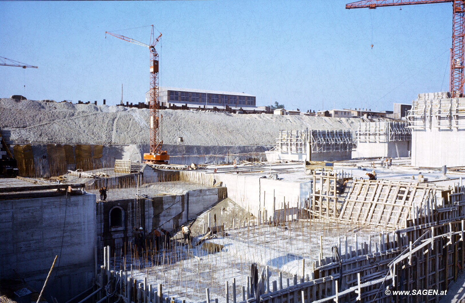 Baustelle Kraftwerk Wallsee-Mitterkirchen