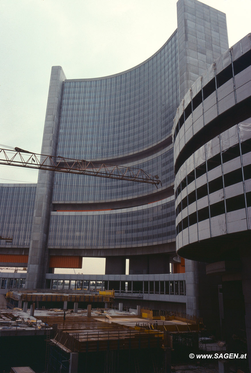 Baustelle VIC UNO-City, Wien 1970er